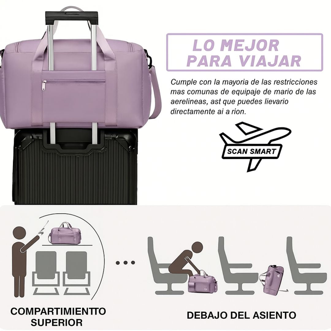Bolso Fit Impermeable + Kit X6 Organizador de Viaje Gratis ¡Últimas Unidades!