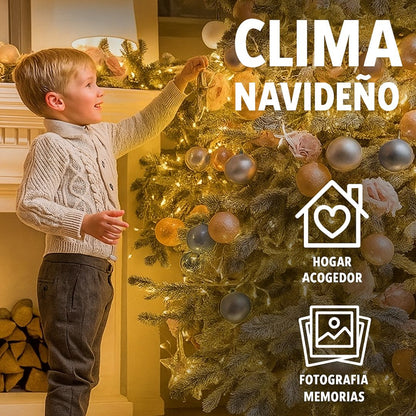 🔥Nueva Luz Mágica Premium Navideña - Comprá 1 y Recibí 4 Rollos de 15 m Con 800 Leds ¡Oferta Navidad!