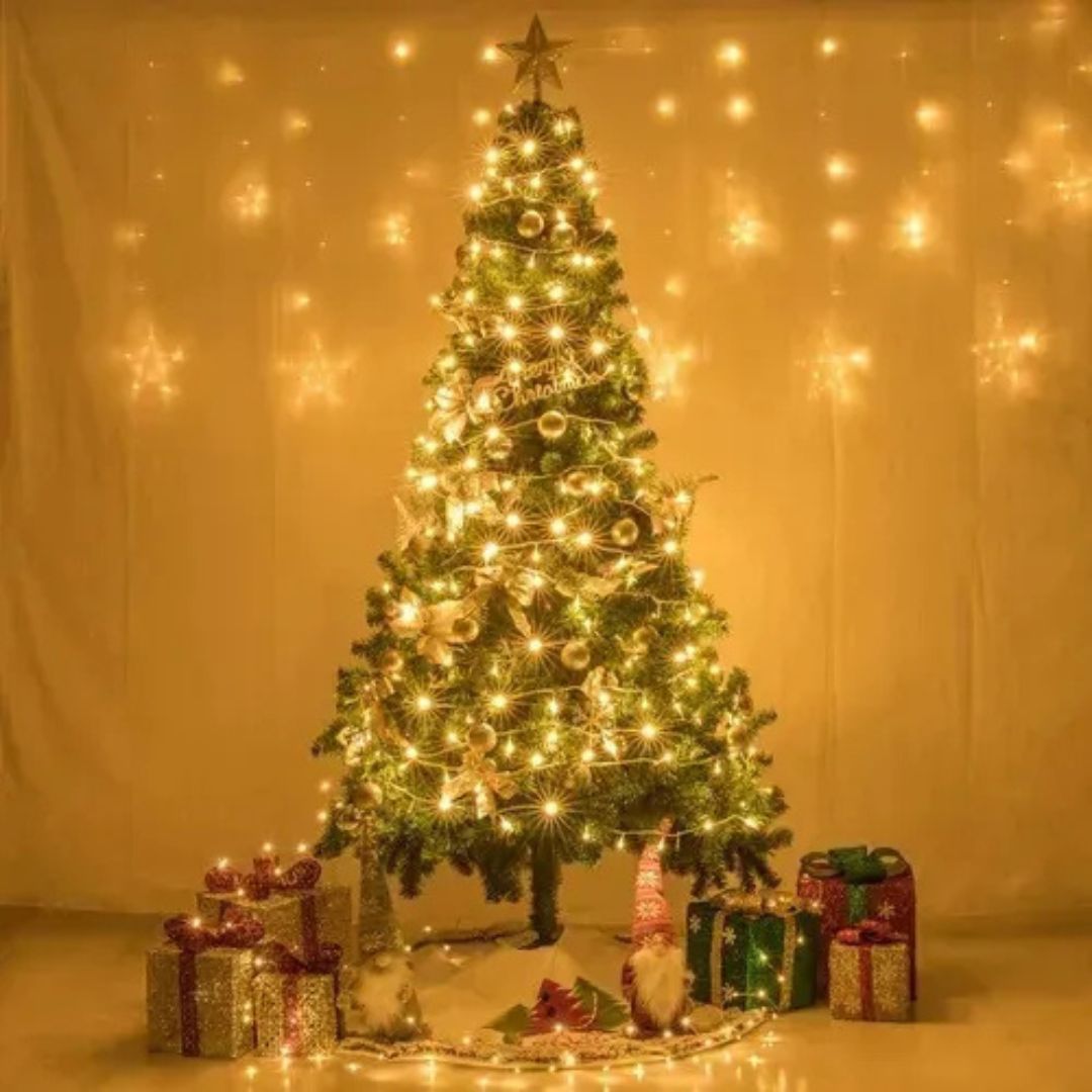 🔥Nueva Luz Mágica Premium Navideña - Comprá 1 y Recibí 4 Rollos de 15 m Con 800 Leds ¡Oferta Navidad!